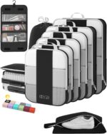 10 Set Compression Packing Cubes for Travel Essentials,Compressible