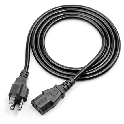 10Ft 3 Prong AC Power Cord TV Universal Treadmills Cable for