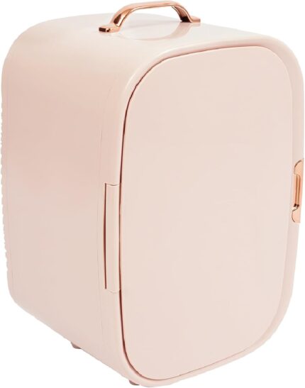 12L Skincare Fridge Pink Mini Beauty Fridge Cooler & Warmer Portable