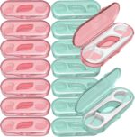 14 Packs Travel Dental Floss Pick Case, Holder, Come with 140pcs
