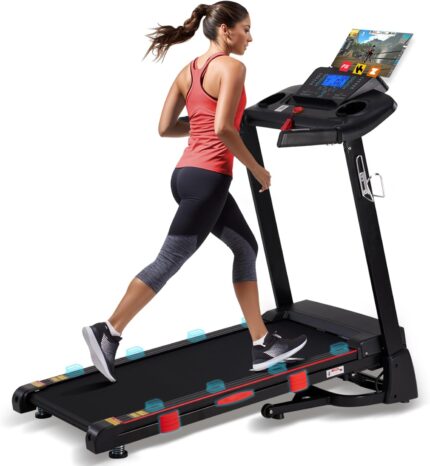 15% Auto Incline Treadmills for Home, 10 MPH Speed, 3.0 HP