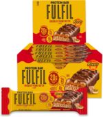 FULFIL Chocolate Peanut Butter Flavored Protein Bar Made with REESE's