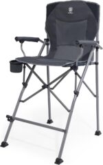 EVER ADVANCED Tall Folding Chair 31", Portable Directors Chair, Bar
