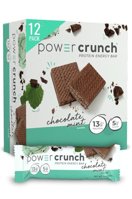Power Crunch Protein Wafer Bars, High Protein Snacks with Delicious