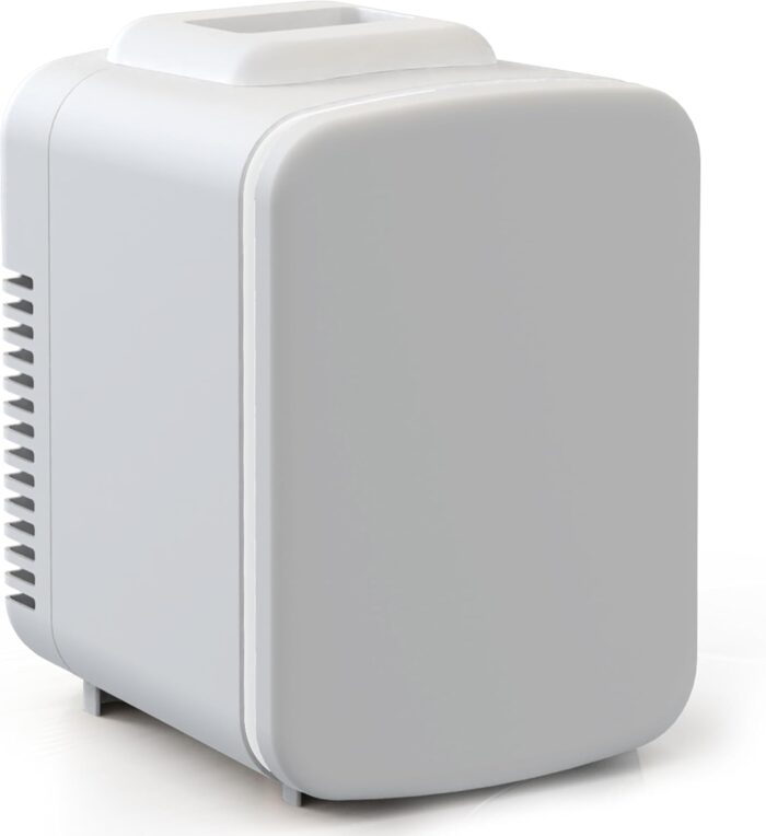 Simple Deluxe 4L/6 Can Mini Fridge, Portable Cooler & Warmer
