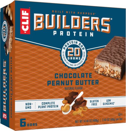 CLIF Builders - Chocolate Peanut Butter Flavor - Plant Based Protein