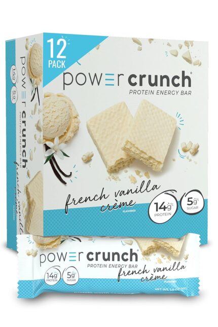Power Crunch Protein Wafer Bars, High Protein Snacks with Delicious