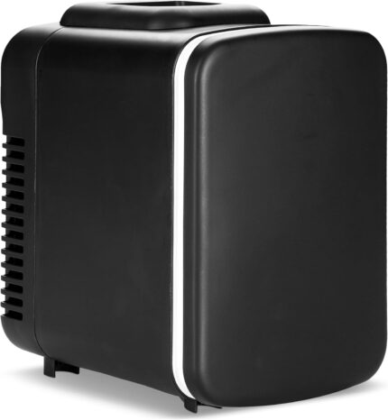 Simple Deluxe Mini Fridge, 4L/6 Can Portable Cooler & Warmer