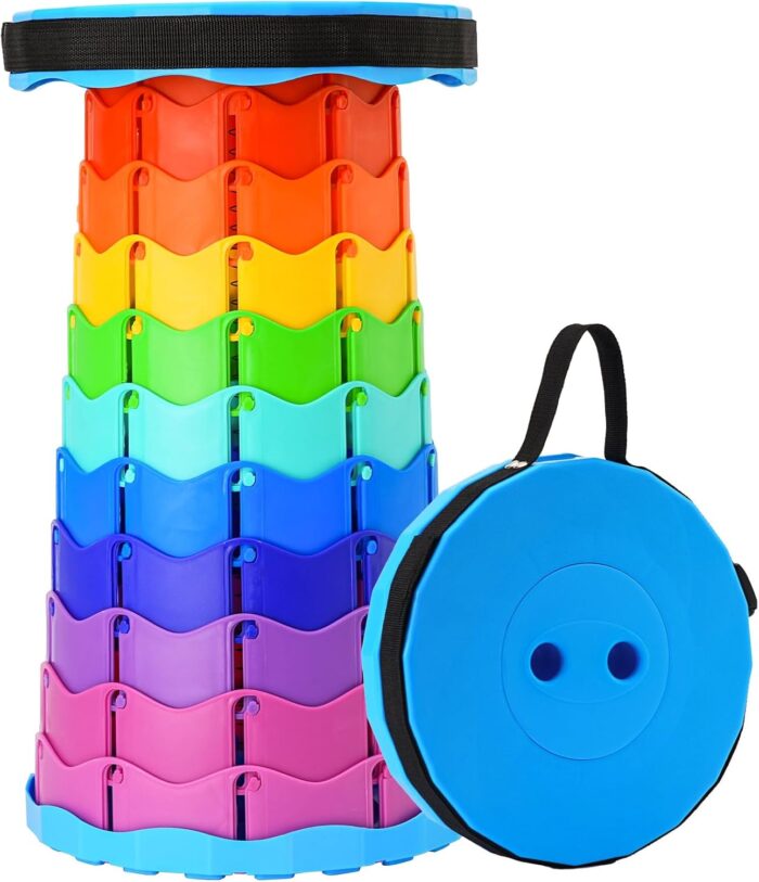Upgraded Foldable Stool Thickened, Portable Collapsible Stool