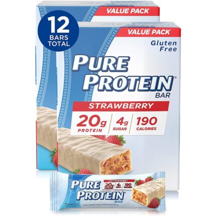 Pure Protein Bars, High Protein, Nutritious Snacks to Support Energy,