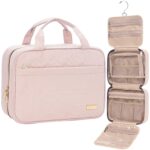 NISHEL Travel Toiletry Bag for women, Portable Hanging Organizer for