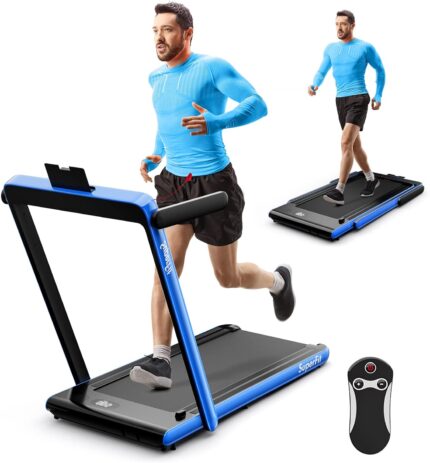 Goplus 2 in 1 Under Desk Treadmill, 2.5HP Superfit Folding