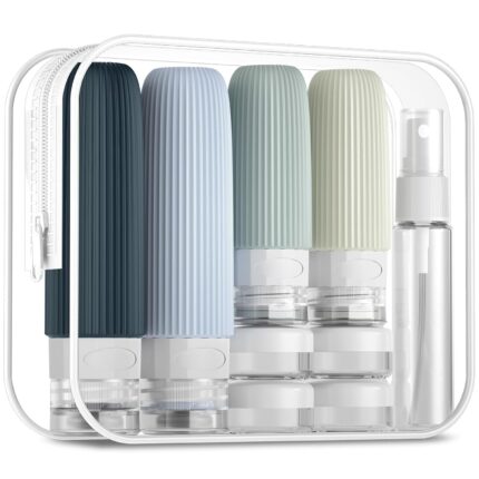 16 Pack Travel Bottles Set, TSA Approved Leak Proof Silicone