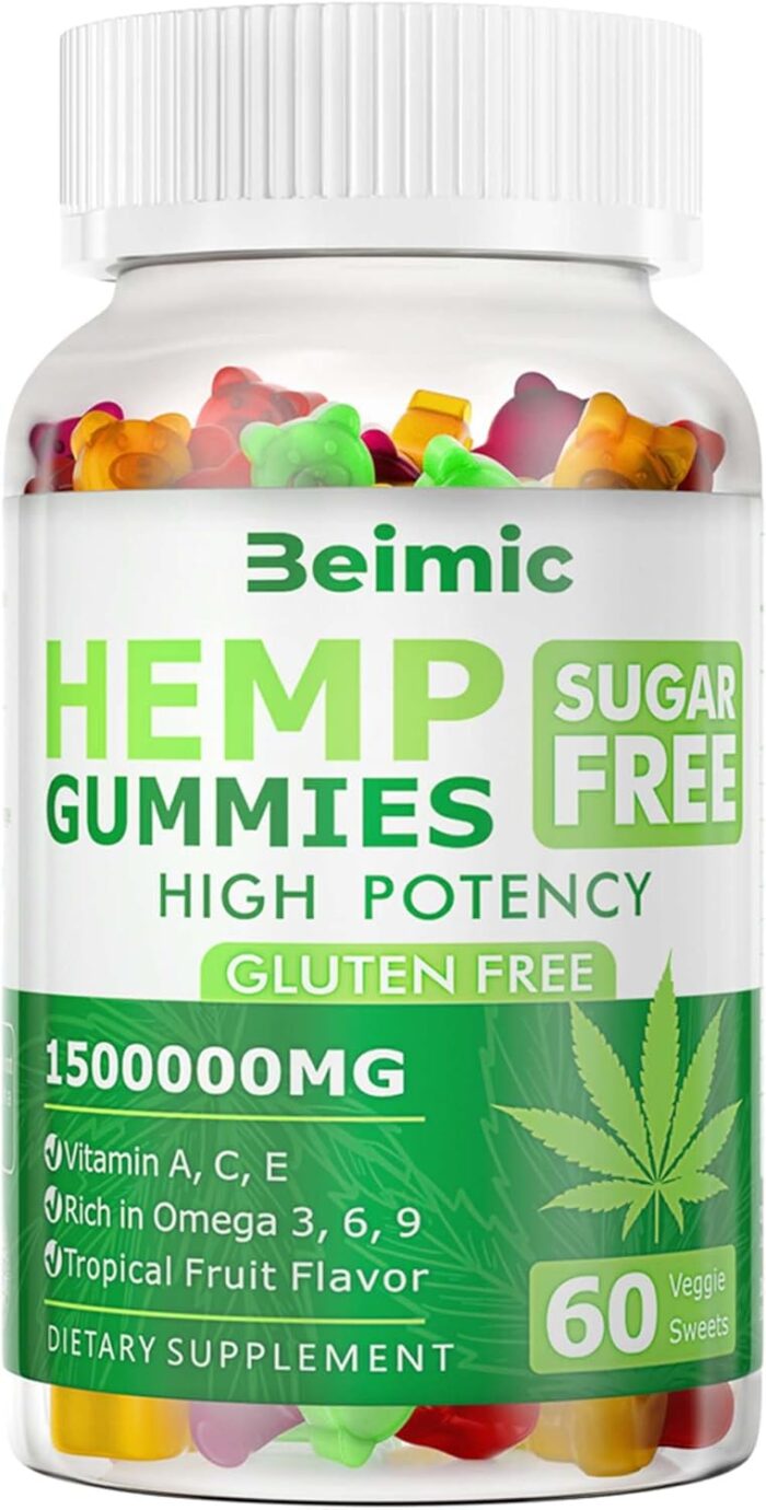 Naturals Fruit Hemp Gummies High Strength - Natural Hemp Oil Infused