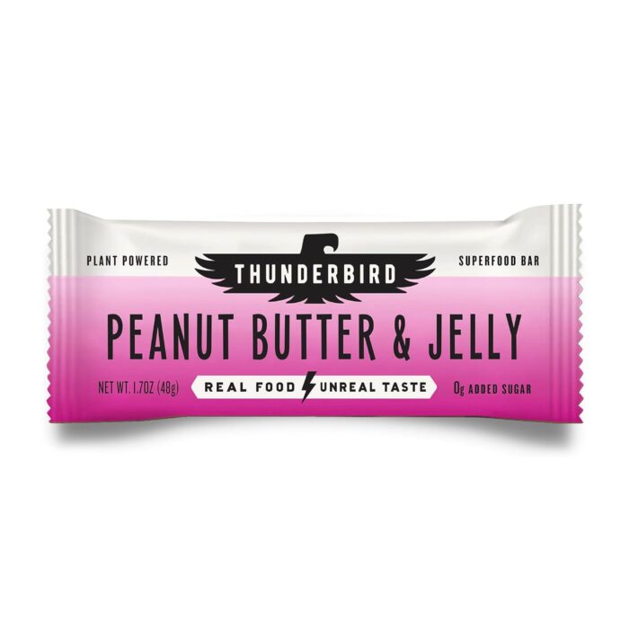 Thunderbird Bars Energy Snack, Gluten-Free with Protein, Healthy Real