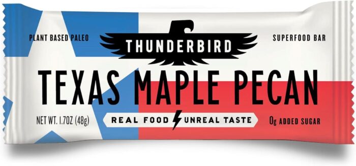 Thunderbird Bars Energy Snack, Gluten-Free with Protein, Healthy Real