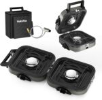 2-Burner Camping Stove Foldable, Portable Propane Camp Stove with