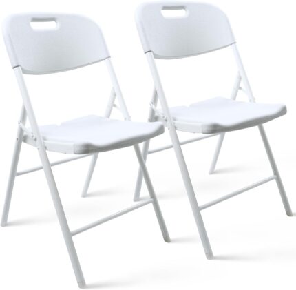 2 Pack Folding Chair, 700 lb Weight Capacity,Indoor/Outdoor Heavy Duty
