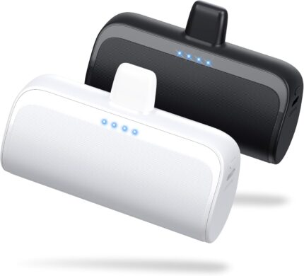 [2 Pack]Mini Portable Charger for iPhone 5200mAh,20W PD Fast Charging