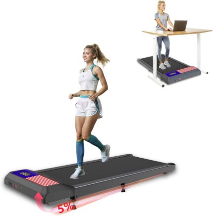 3 in 1 Treadmill, Portable Under Desk Walking Treadmill with