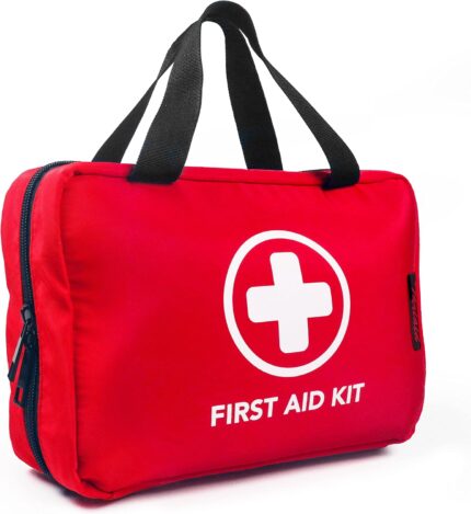 330 Piece First Aid Kit, Premium Waterproof Compact Trauma Medical