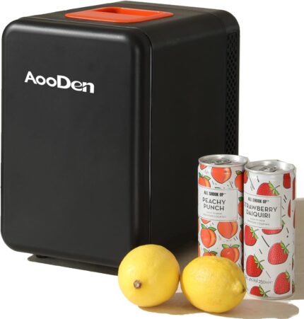 4 Liter/6 Cans Electric Car Cooler and Warmer, Thermoelectric Iceless