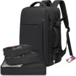 45L Carry On Backpack, Weekender Travel Backpacks, 17.3 inch Laptop