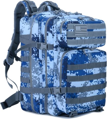 45L Tactical Backpack for Men & Women,Military Molle Rucksack with
