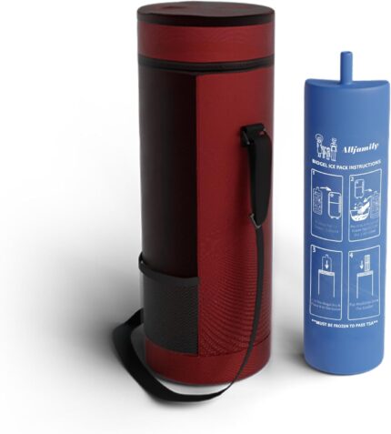 4ALLFAMILY Companion Soft Case Open Medicine Travel Cooler TSA