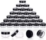 5 Gram Sample Jars with Lids, 100 Count 5ML Empty Cosmetic Containers