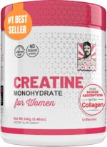 5000mg Creatine Monohydrate Powder Optimized for Women +2000mg