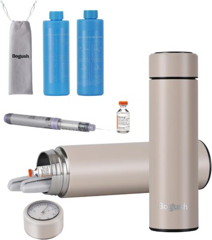 60H Medicine Cooler TSA Approved Temp Display Insulin Pen Travel