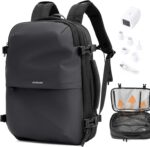 60L Expandable Vacuum Backpack with Air Pump for Long Travel with