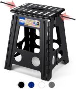 ACKO Folding Step Stool Foldable 16 Inch 400 lbs Capacity, Plastic