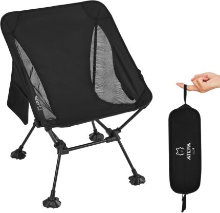 ATEPA Backpacking Chair Hiking Chair Ultralight Camping Chair, Compact