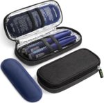 AUVON Insulin Pen Cooler Travel Case with 2 x 90g TSA Approved Ice