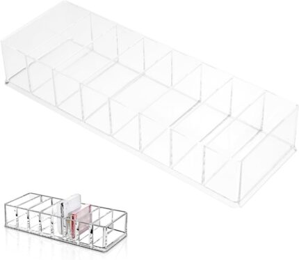 Acrylic Compact Organizer Eyeshadow Makeup Organizer 8 Space Cosmetic