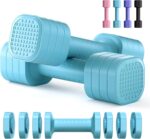 Adjustable Dumbbell Set of 2, 4 in 1 Free Weights Dumbbells