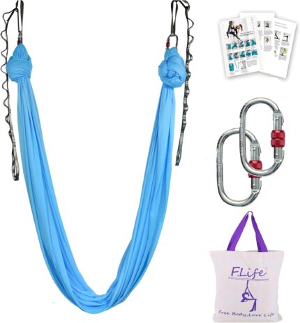 Aerial Silk Yoga Hammock & Swing for yoga Inversion,Strength