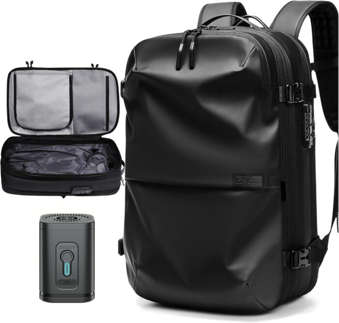 AirVault Vacuum Seal Travel Backpack 60L with Exapandable Vortex Air