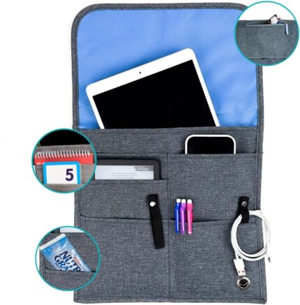 Airplane Pocket Organizer | Tray Table Cover | In Flight Seat Back