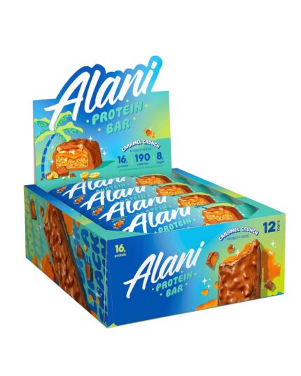 Alani Nu Protein Bars CARAMEL CRUNCH | High Protein Gluten-Free Bars |