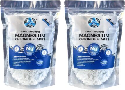All Natural Magnesium Chloride Flakes, Bathing Alternative to Epsom