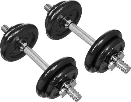 Amazon Basics Adjustable Dumbbell Hand Weight Set, 38