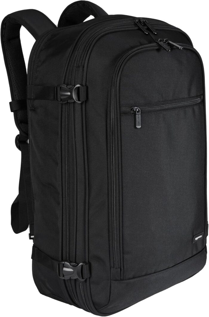 Amazon Basics Travel Backpack Carry On Flight Approved, Lightweight,