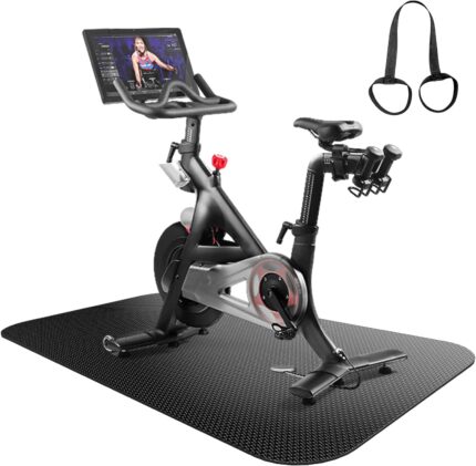 AmazonBasics Bike Mat for Indoor Exercise - Compatible with