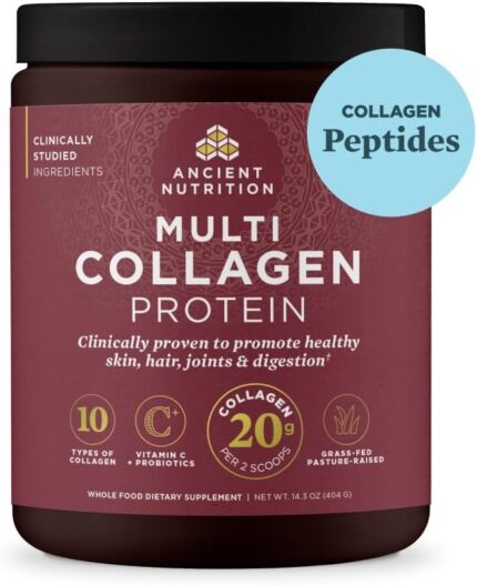 Ancient Nutrition Collagen Peptides Powder, Multi Collagen Protein,