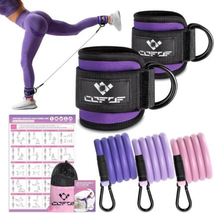 Ankle Resistance Bands With Cuffs for Working Out,
