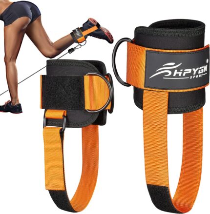 Ankle Strap for Cable Machine, Padded Ankle Straps for Cable
