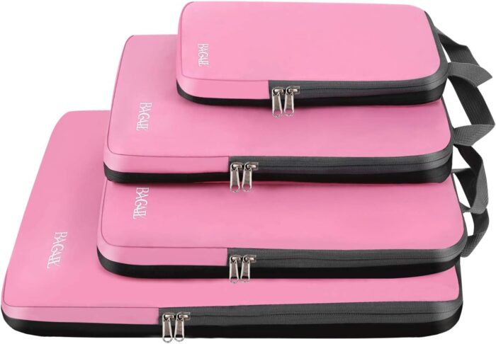 BAGAIL 4 Set/6 Set/8 Set Compression Packing Cubes Travel Accessories